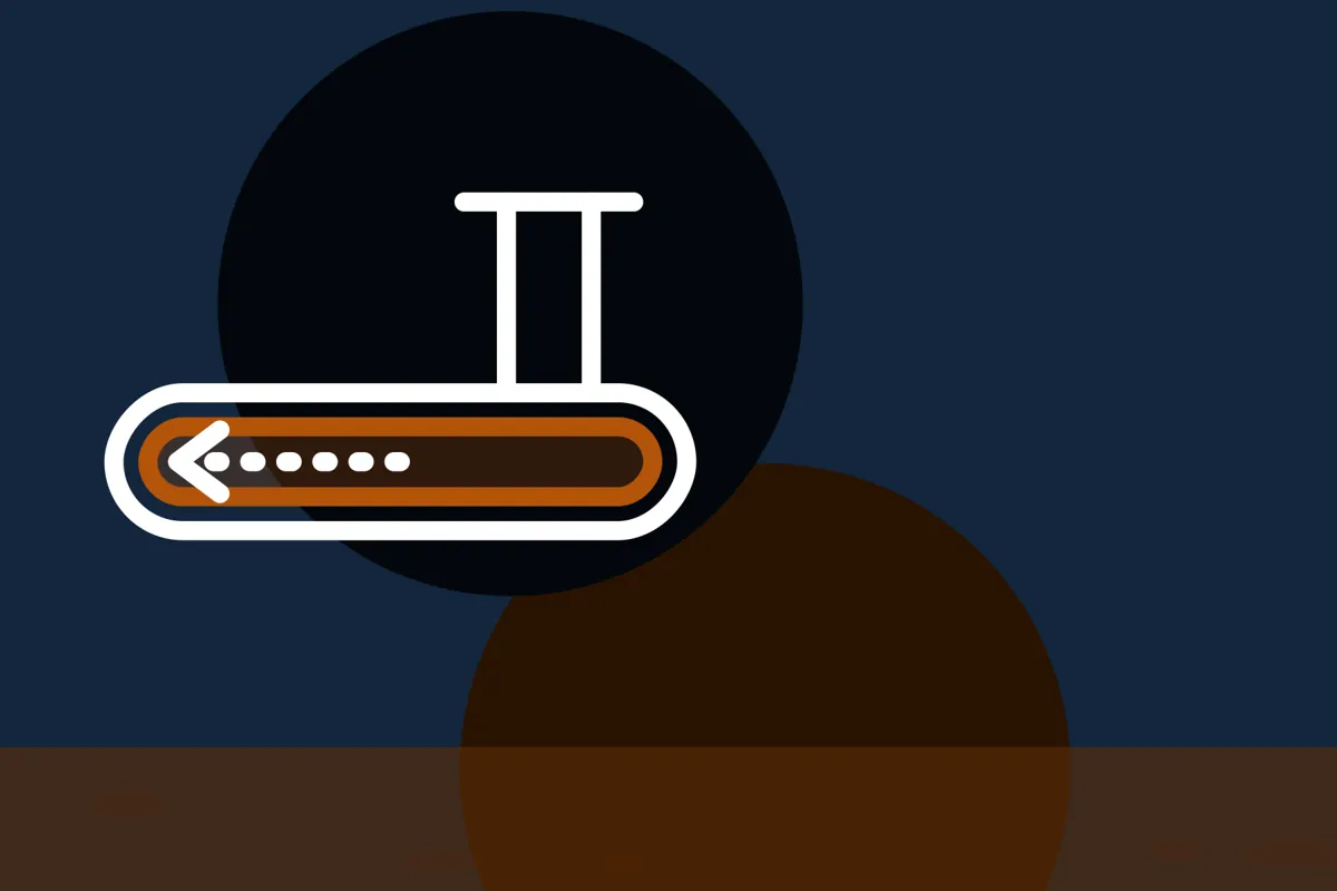 Illustration of a liner sliding through a sewer pipe